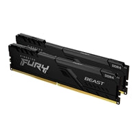 Kingston Fury Beast KF432C16BBK2/32 32GB (2 x 16GB) DDR4 3200MHz Non ECC DIMM Kingston Fury Beast KF432C16BBK2/32 32GB (2 x 16GB) DDR4 3200MHz Non ECC DIMM